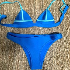 Triangle neoprene bikini xs